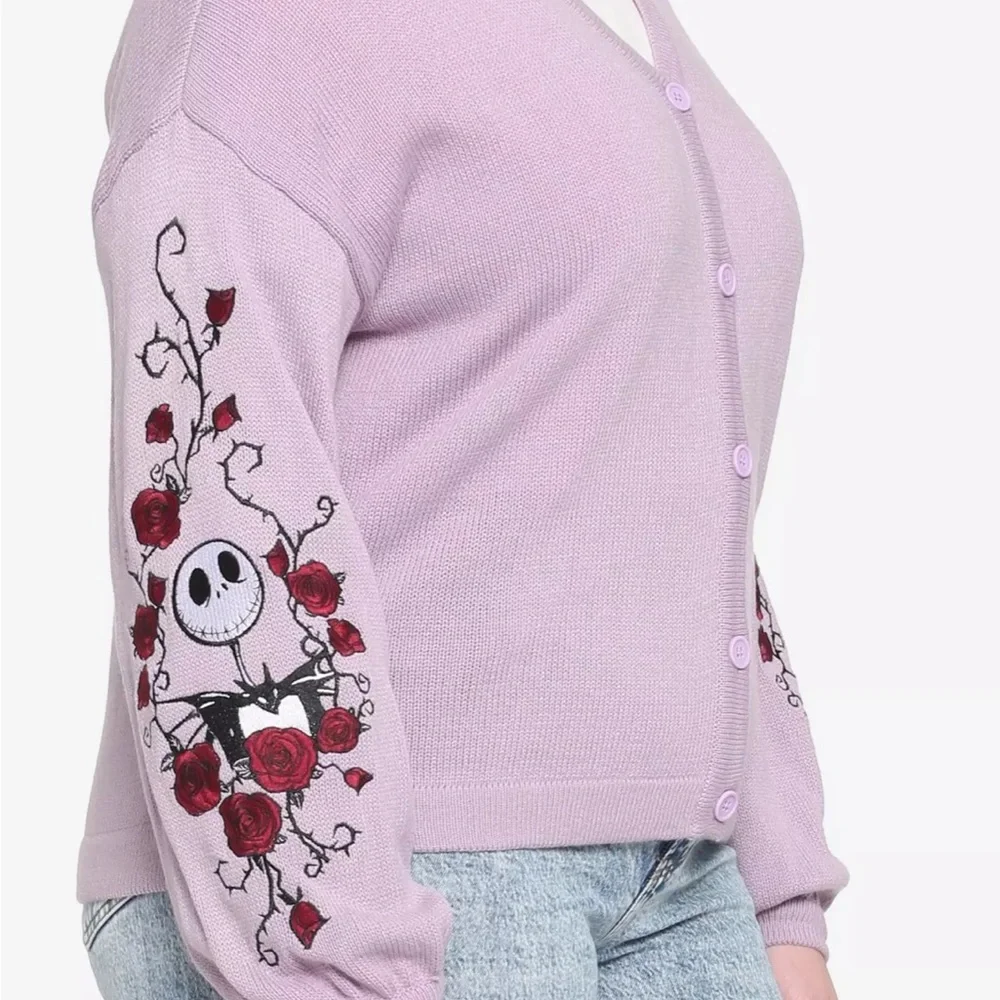 Her Universe The Nightmare Before Christmas Jack & Sally Skimmer Girls cardigan - Picture 3 of 8